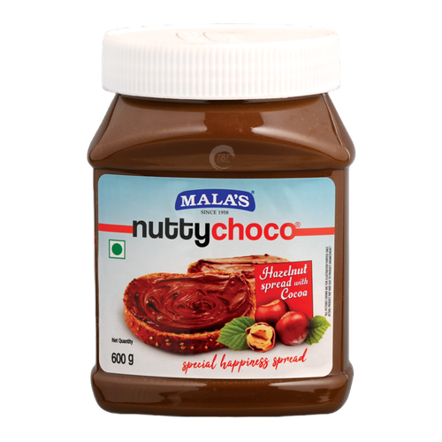 Mala's Nutty Choco Hazelnut Spread - 600 Gm