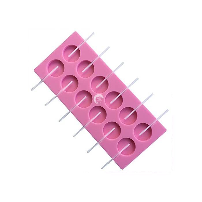12 Cavity Silicone Lollipop Candy Mold