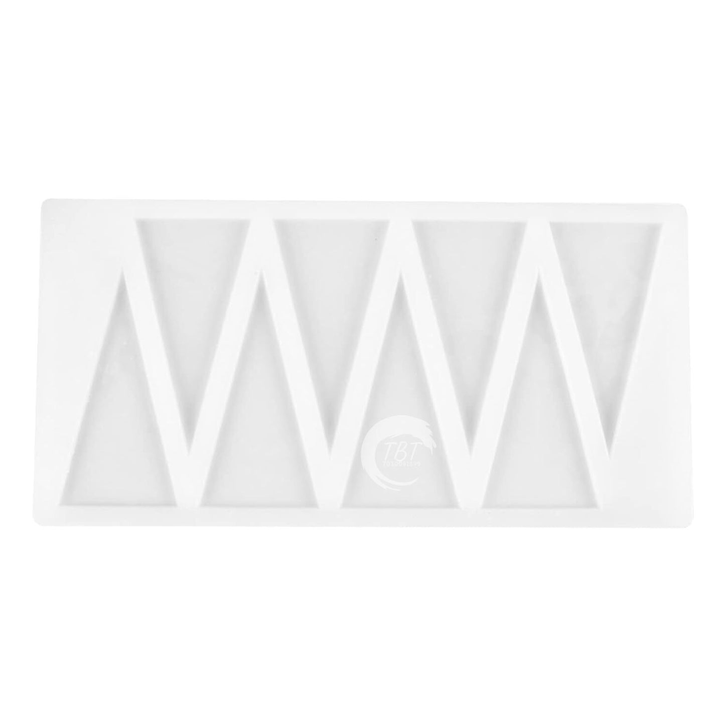 8 Cavity Triangle Shape Chocolate Garnishing Sheet
