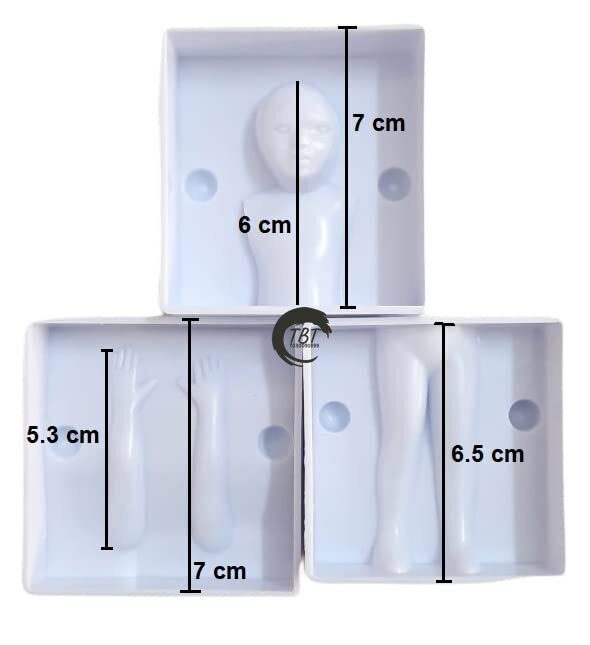 3D People Shaped Cake Figure Mold