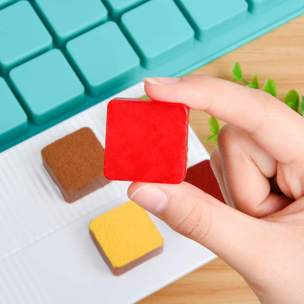 40 Cavity Silicone Chocolate Square Cube Mold