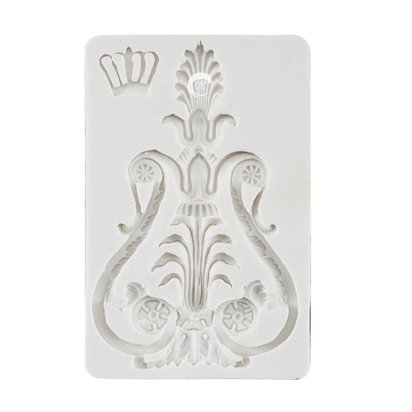 European Frame Pattern Silicone Fondant Mold