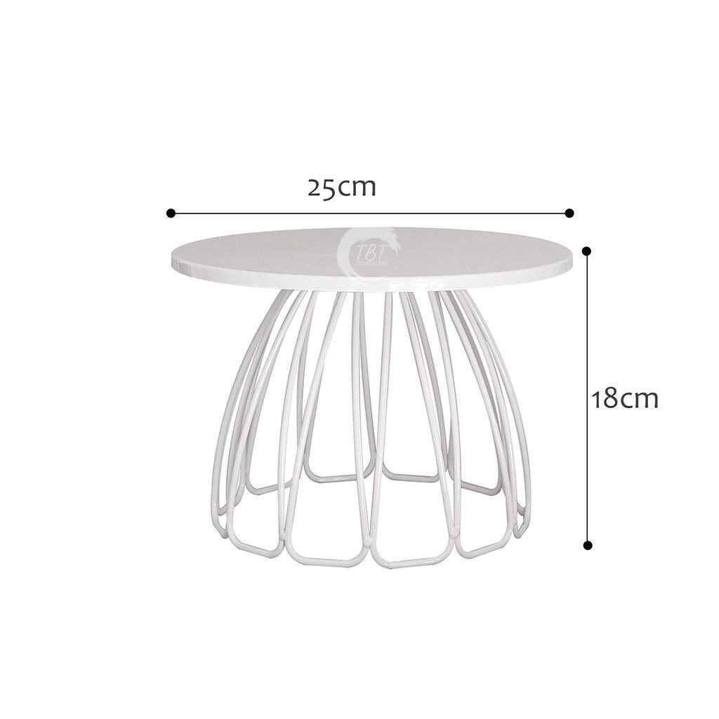 Golden Metal Skirt Shape Cake Stand 10 Inch
