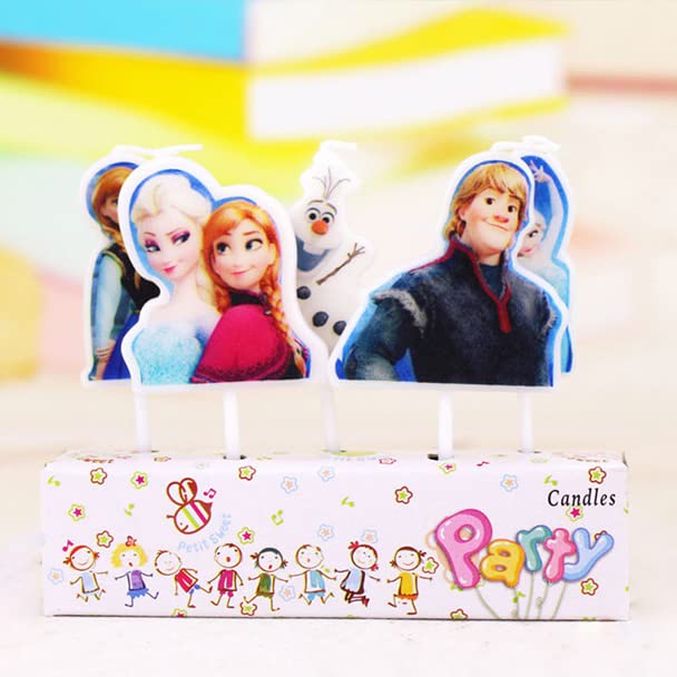 Frozen Theme Happy Birthday Cake Candle