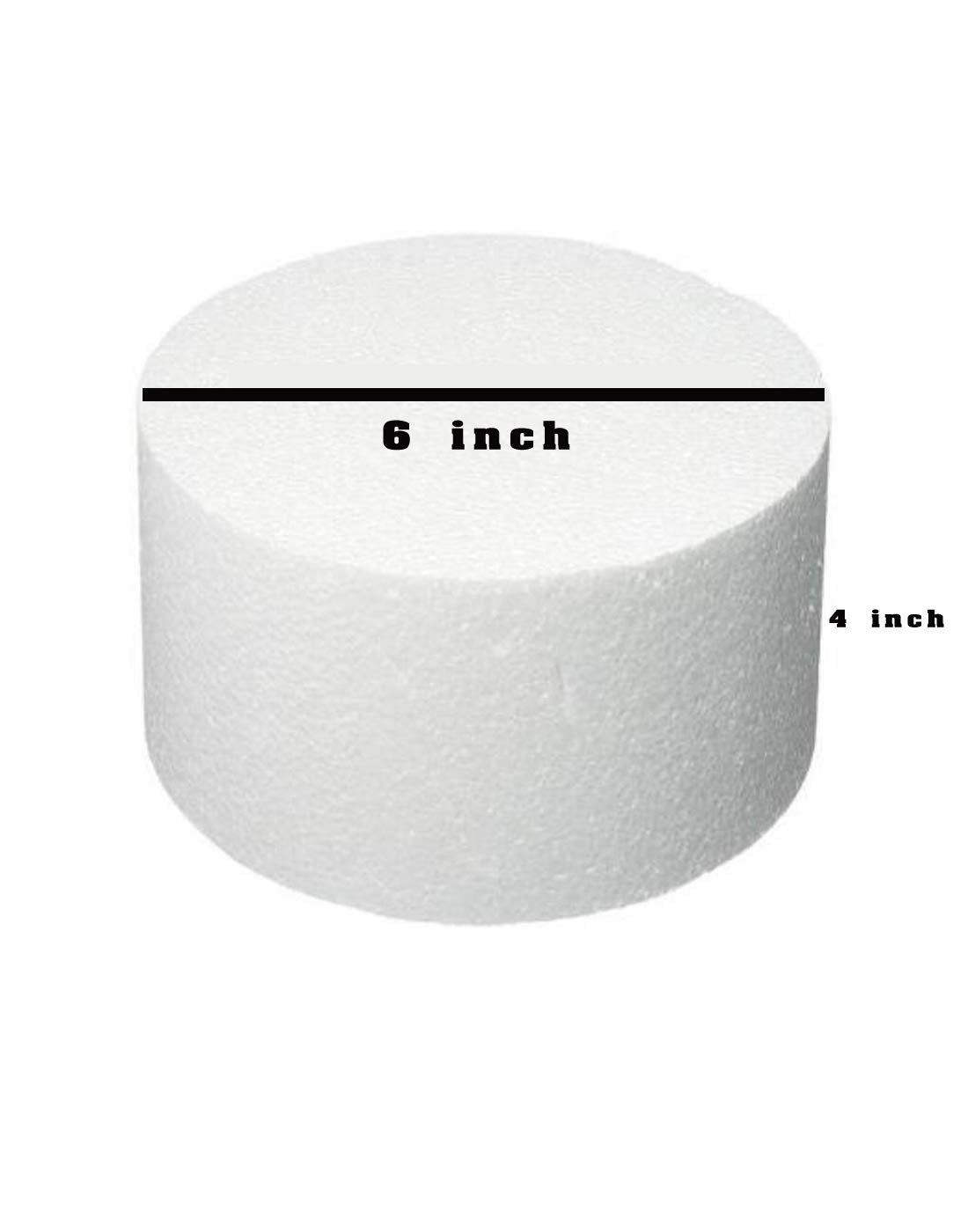 Round Cake Dummy 6x4 Inch