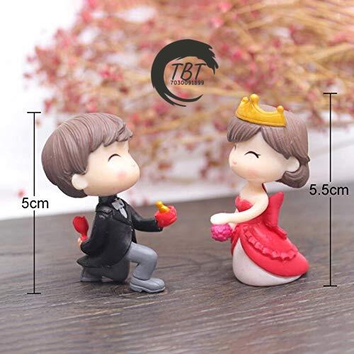 Sweet Wedding Couple Cake Miniature Toy