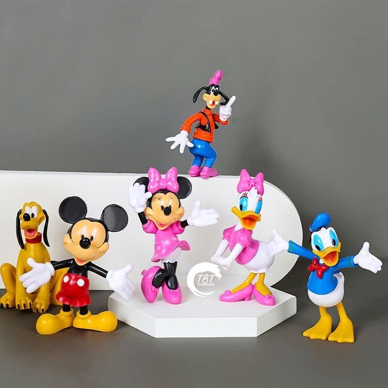 Mickey Mouse And Friends Cake Toy Toppers { Set Of 6 Piece }