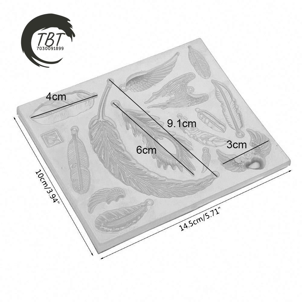 Feather Angel Wings Silicone Fondant Mold
