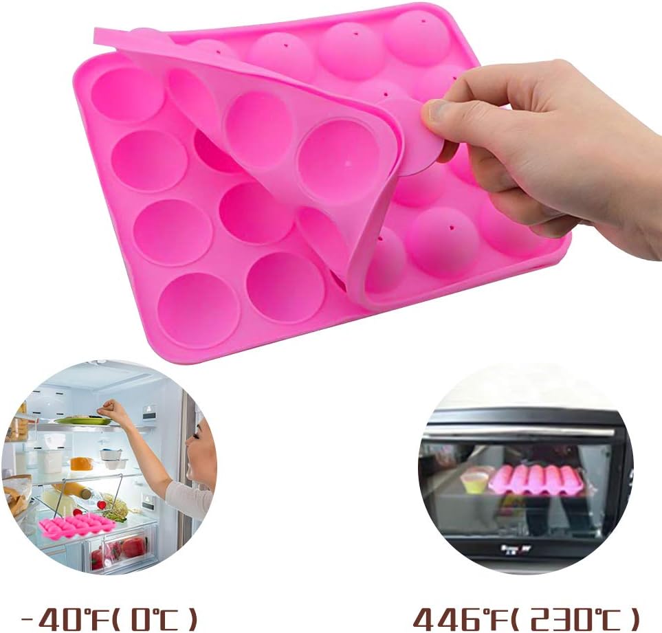20 Cavity Silicone Full Lollipop Mold