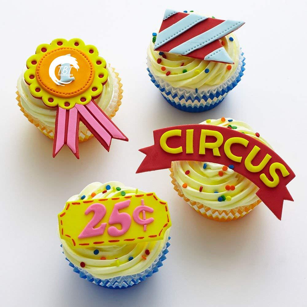 4 Pcs Label Cookie And Fondant Cutter Set