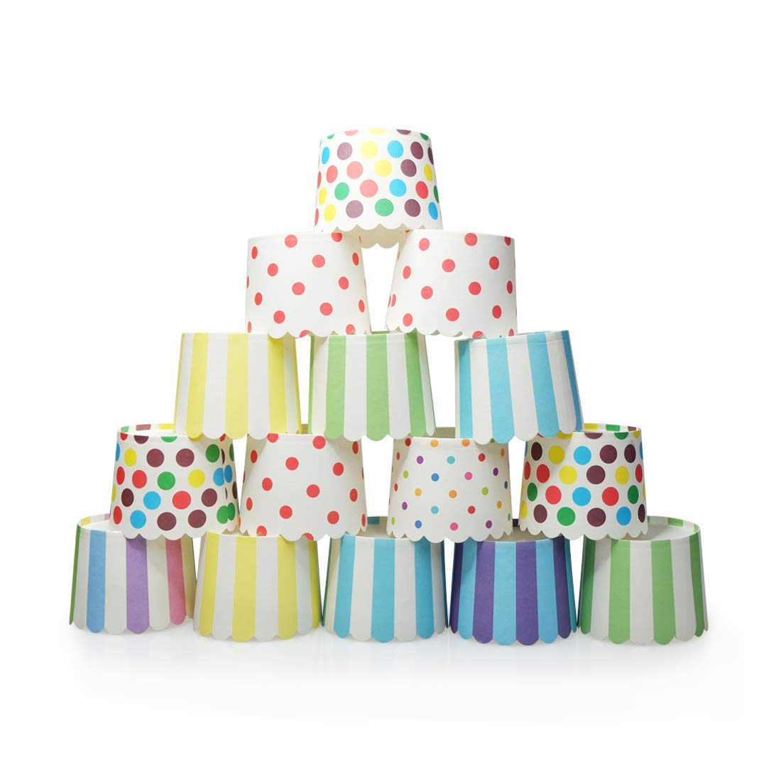 50 Piece Polka Dot Muffin Cupcake Paper Cup Liners