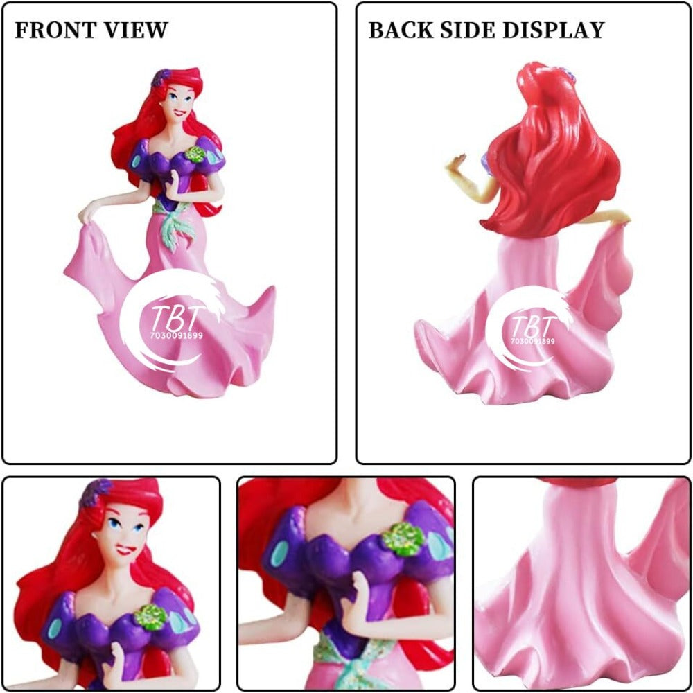 Disney Princess Cake Topper Toy { Set Of 6 Piece }