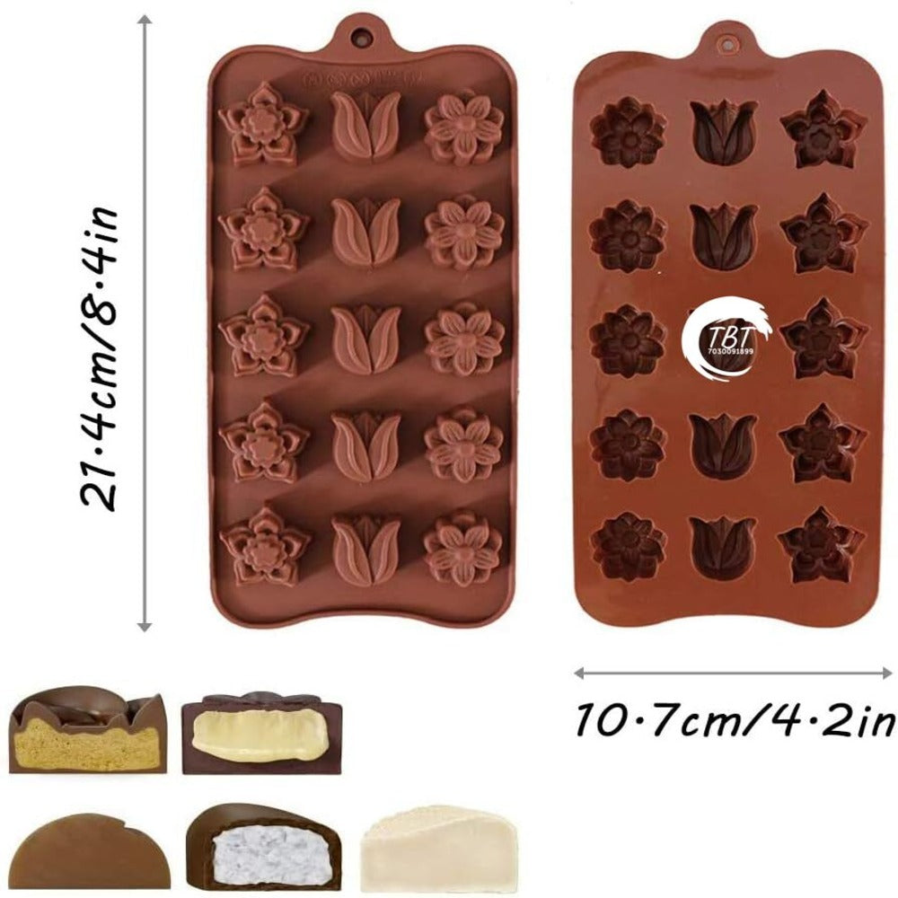 Tulip Flower Chocolate Silicone Mold