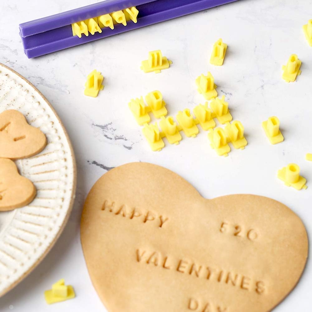 Alphabet Letter Number Fondant And Cookie Stamp Embosser