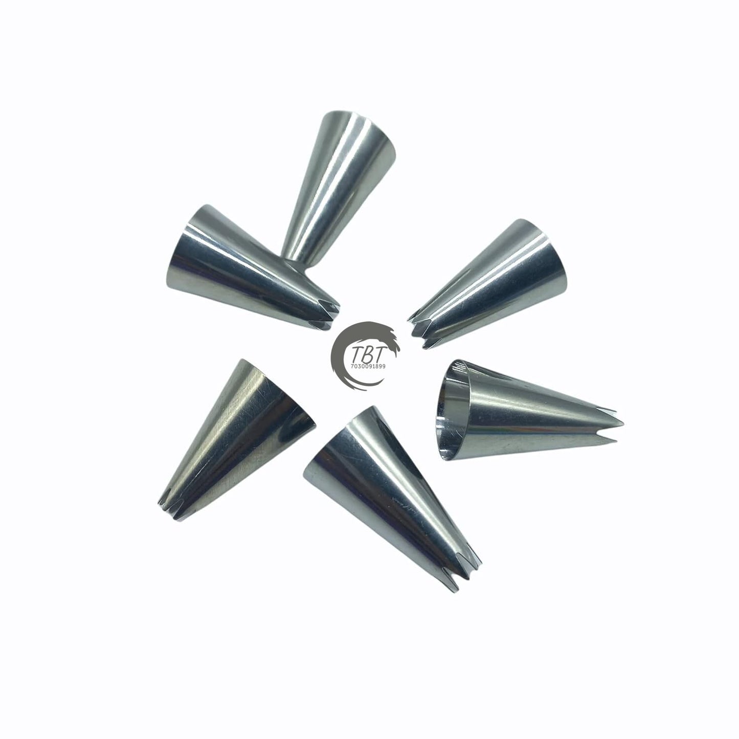 6 Pcs Reusable Nozzle Set