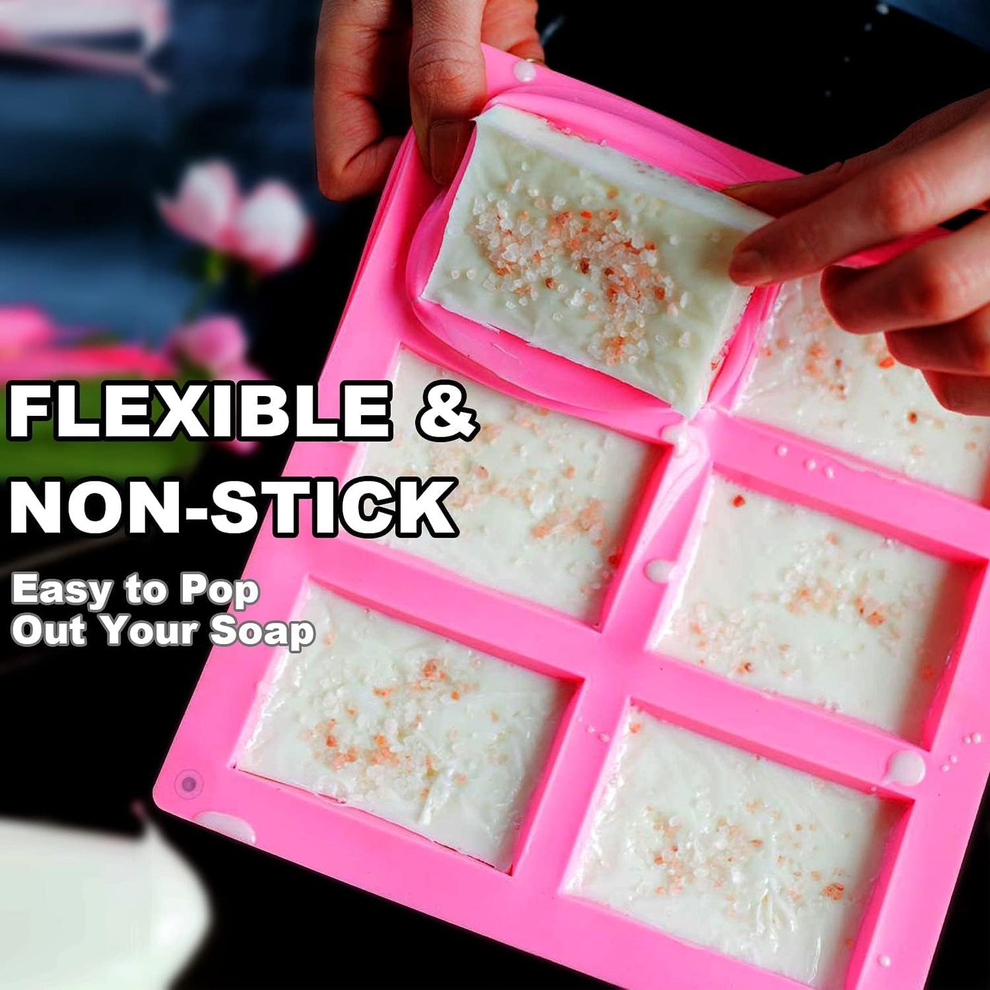 6 Cavities DIY Silicone Handmade Soap Mold