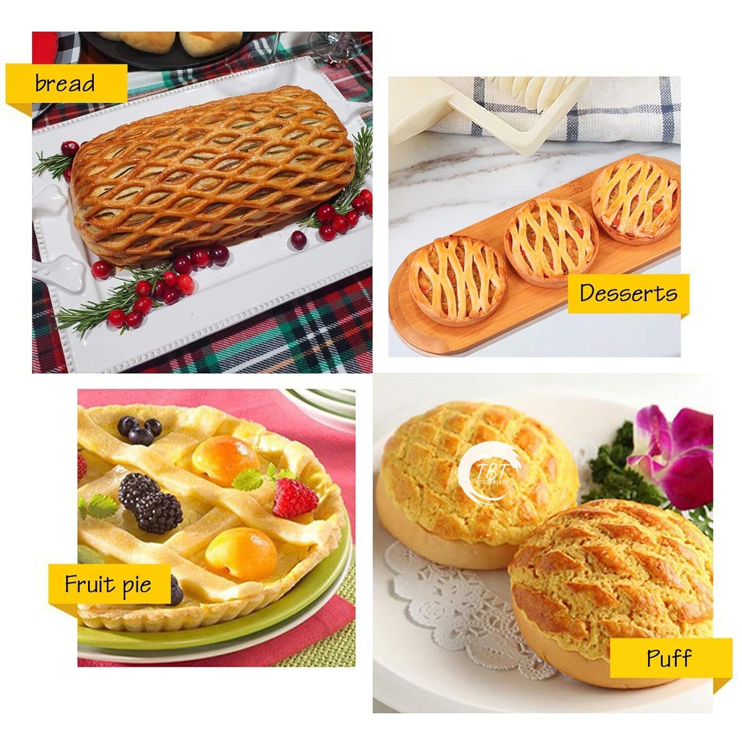 Pastry Lattice Roller Cutter