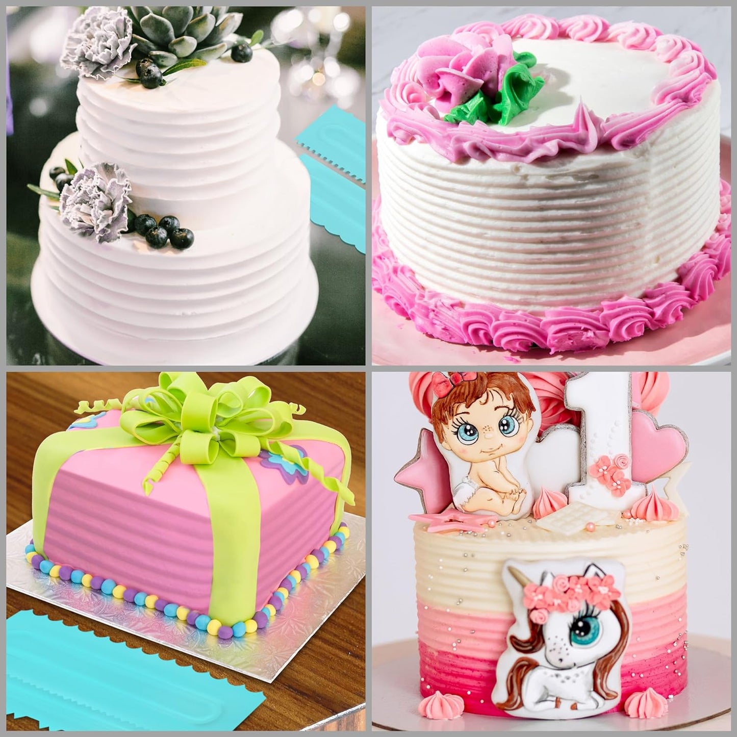Tall Cake Comb Scraper #5