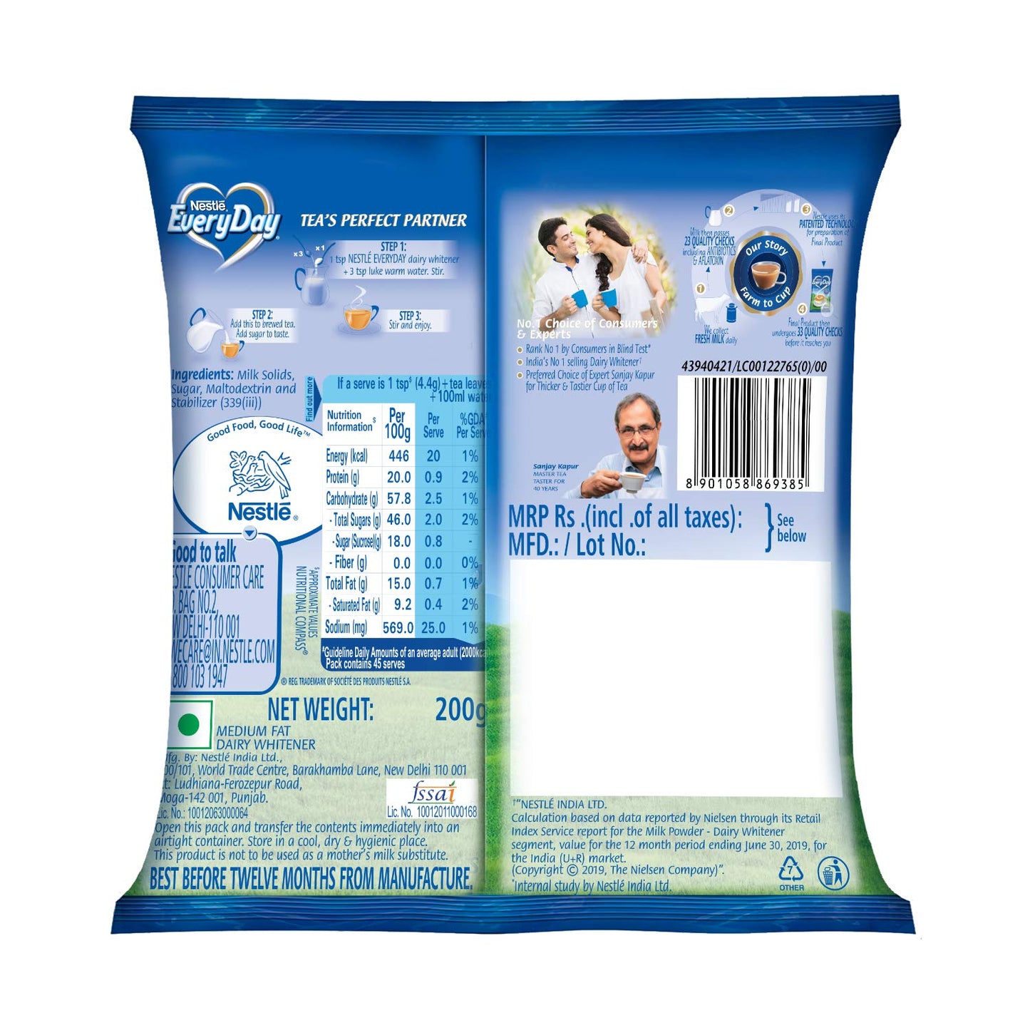 Nestle Everyday Dairy Whitener Milk Powder