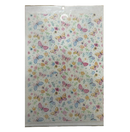 Printed Edible Wafer Paper Sheet #22