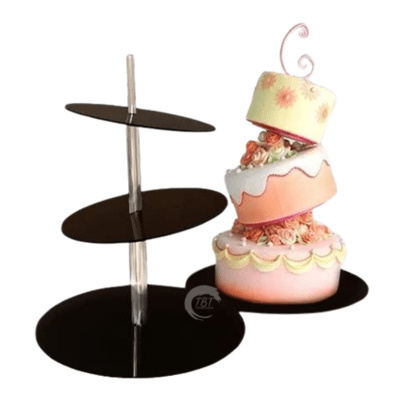 Topsy Turvy 3 Tire Acrylic Cake Stand