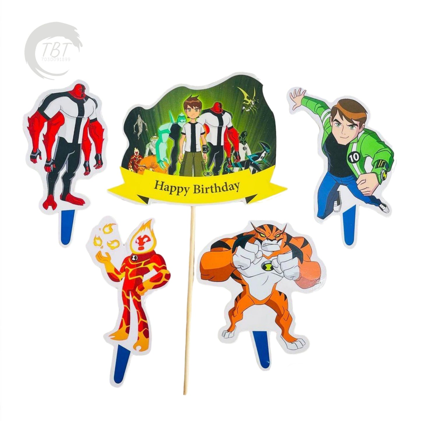 Ben 10 Paper Theme Topper Set