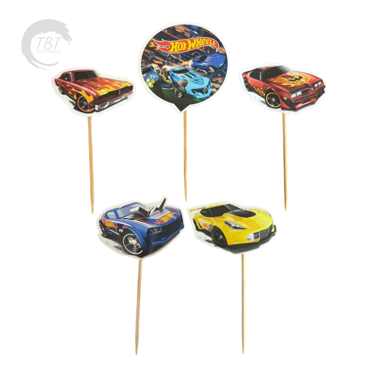 Car Paper Theme Topper Set
