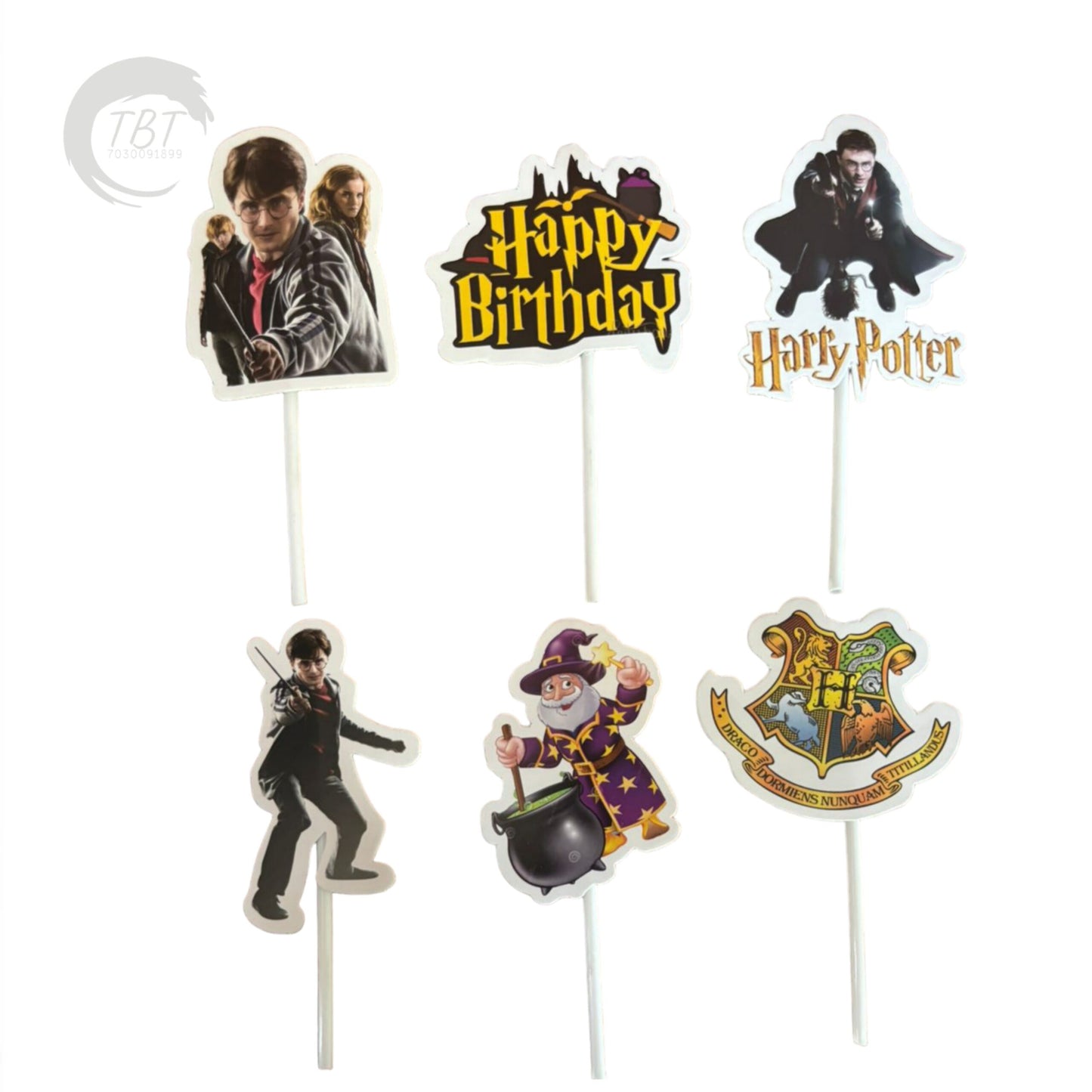 Harry Potter Paper Theme Topper Set