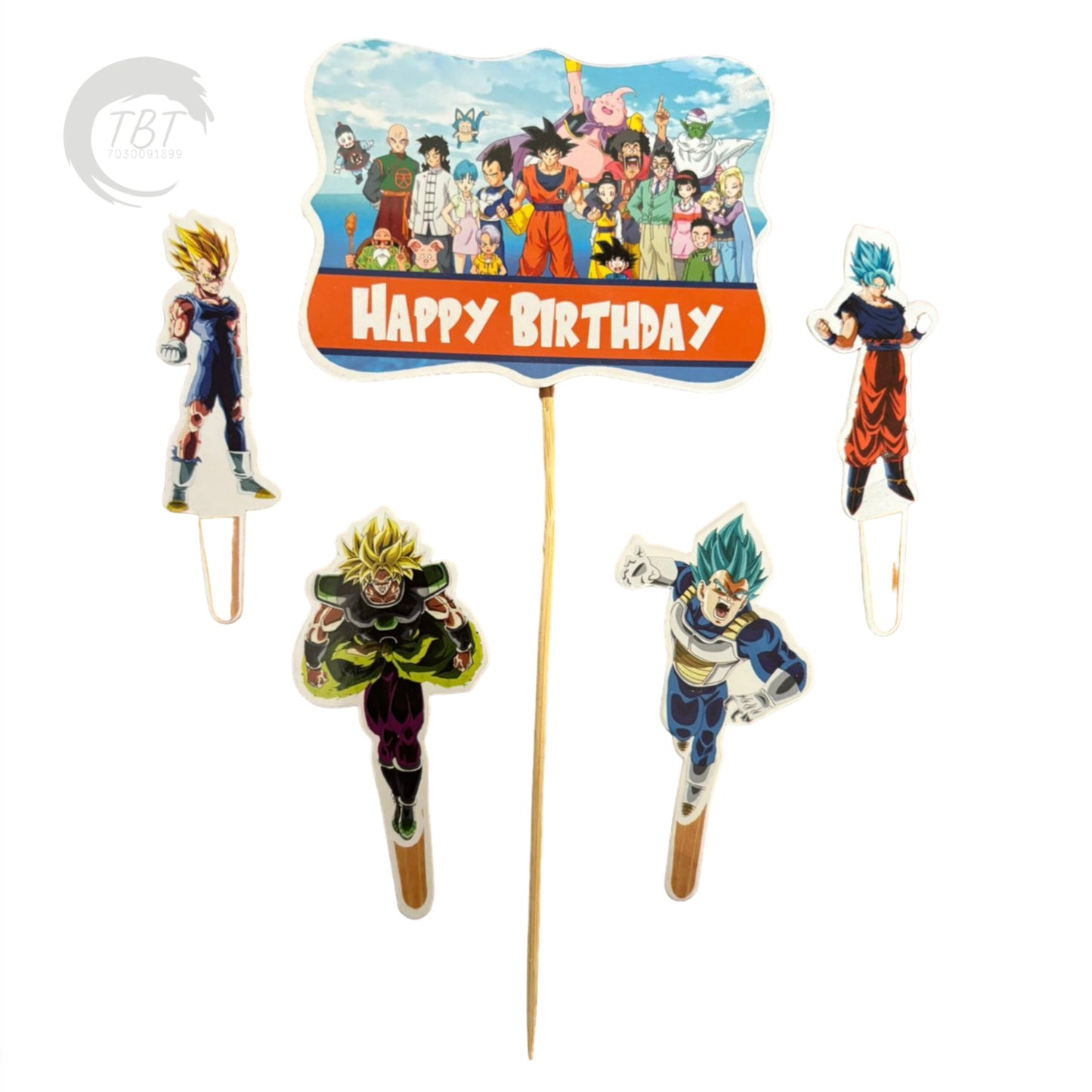 Naruto Paper Theme Topper Set