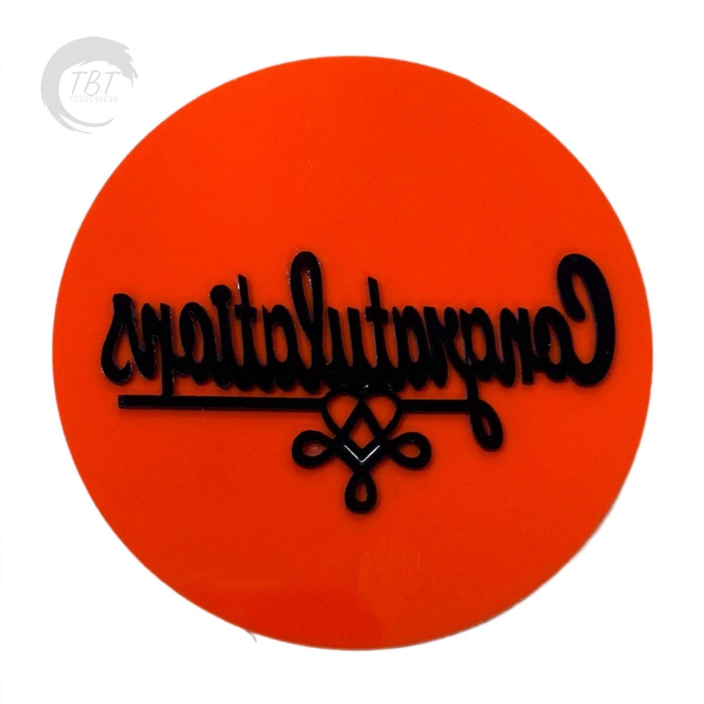 Congratulations Fondant Embosser Stamp