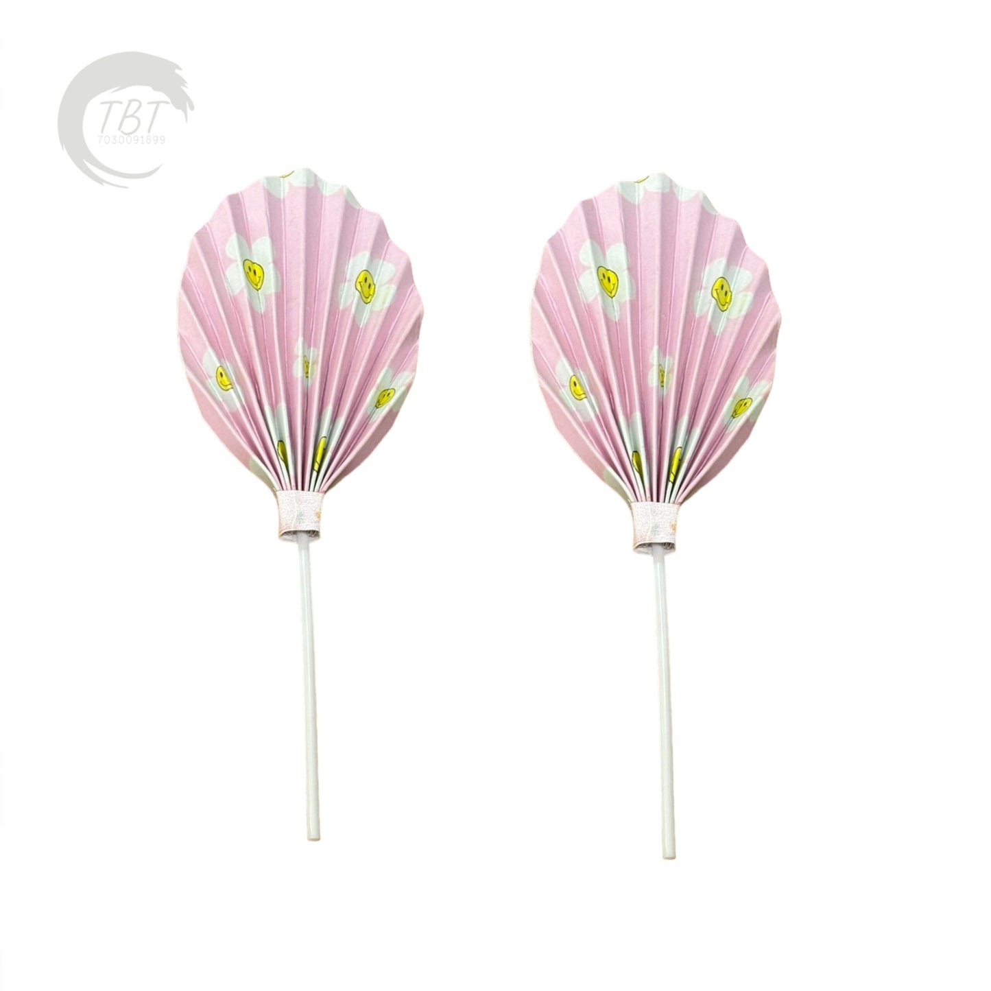 Paper Palm Leaf Cake Topper #6 (Set of 2)