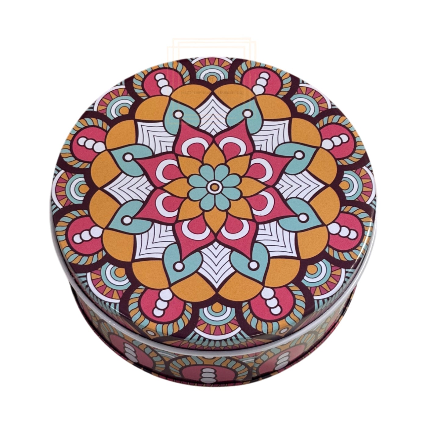 Imported Printed Dream Cake Tin Torte Cake Cookie Cake Tin #7