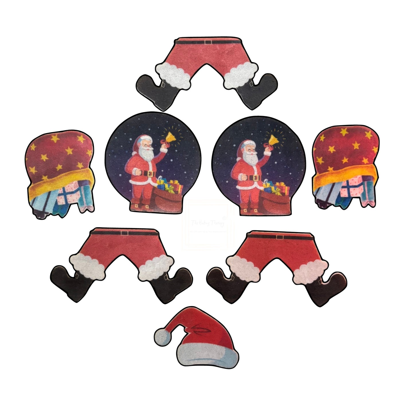Merry Christmas Edible Precut Topper