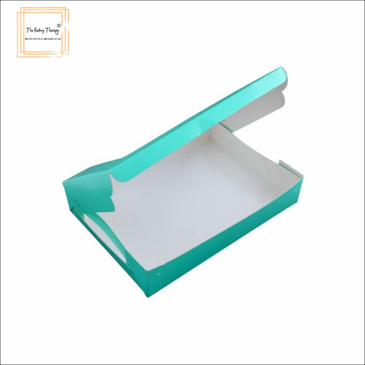 6 Pcs Six Full Window Brownie Box Green ( Pack Of 10 Pcs )