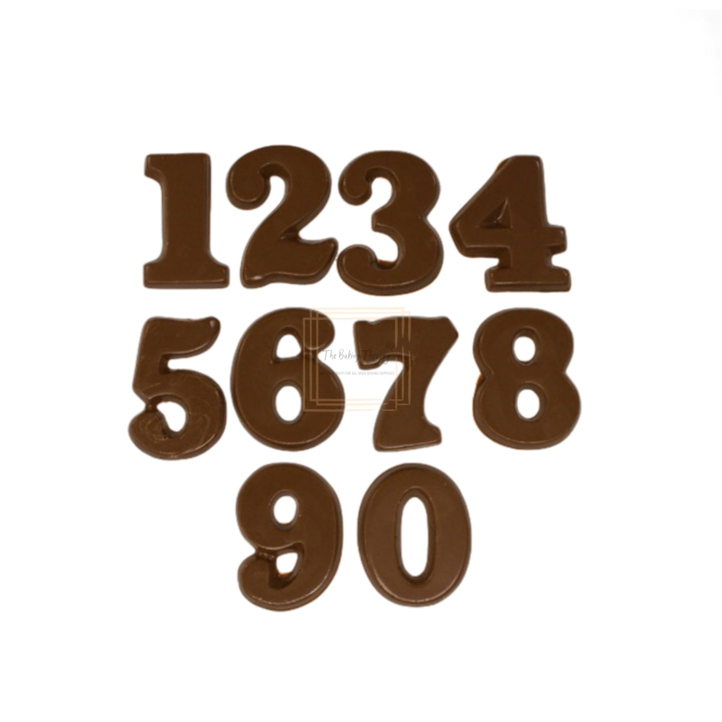 0 to 9 Number Chocolate PVC Mold
