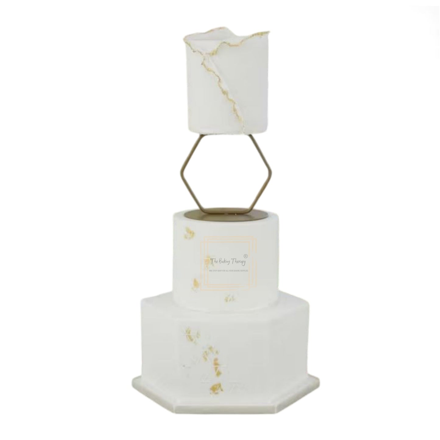 Tier Cake Separator Hexagon Tier Spacer Cake Stand