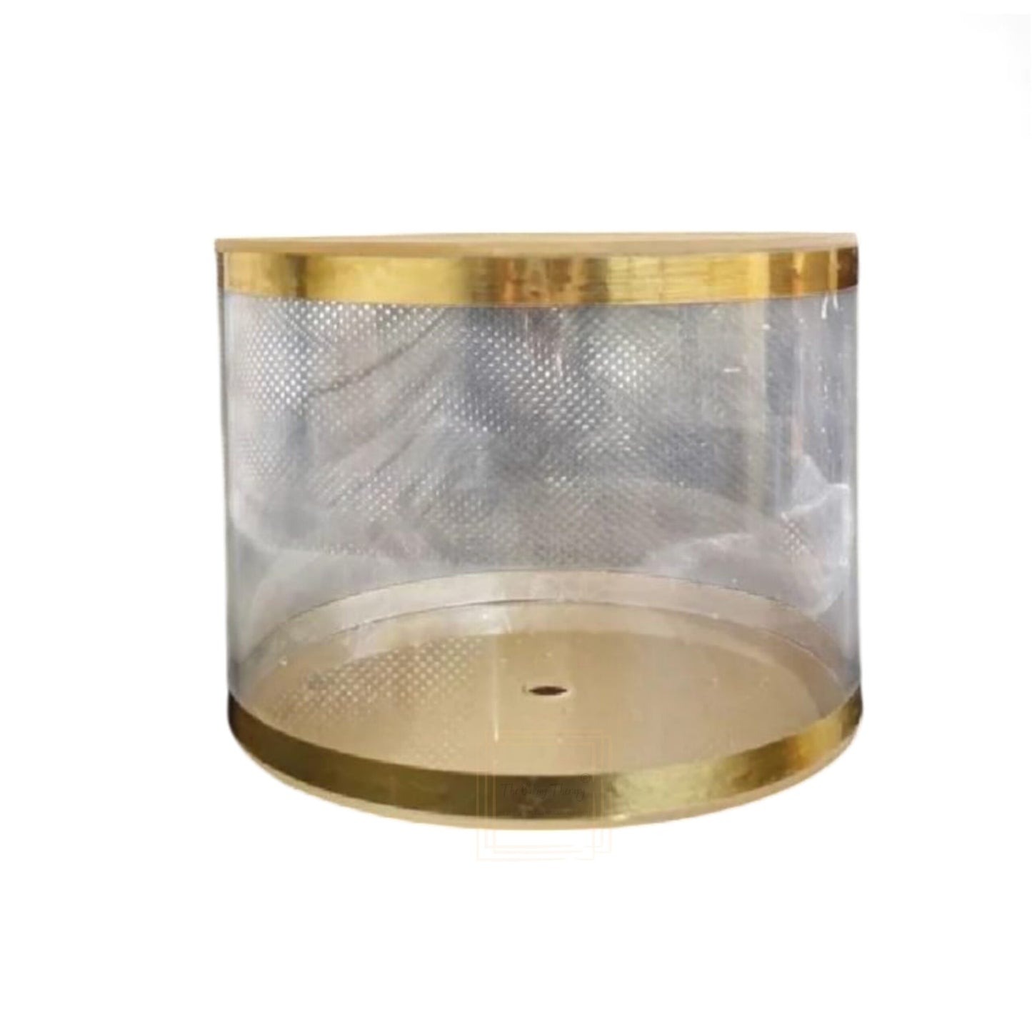 Round Tier Cake Spacer 6" X 4" Acrylic Clear Transparent Cake Display Spacer