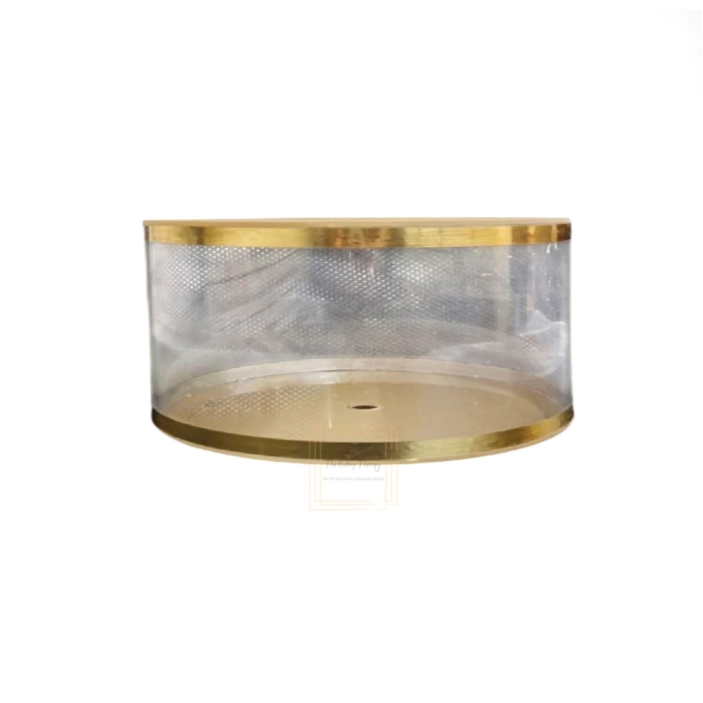 Round Tier Cake Spacer 8" X 4" Acrylic Clear Transparent Cake Display Spacer