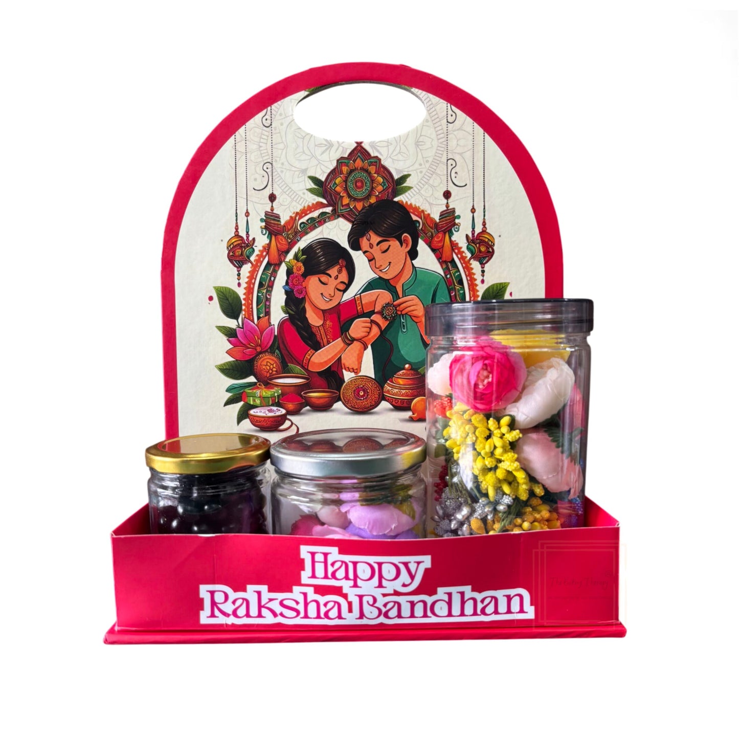 Happy Raksha Bandhan Foldable Hamper Stand #6