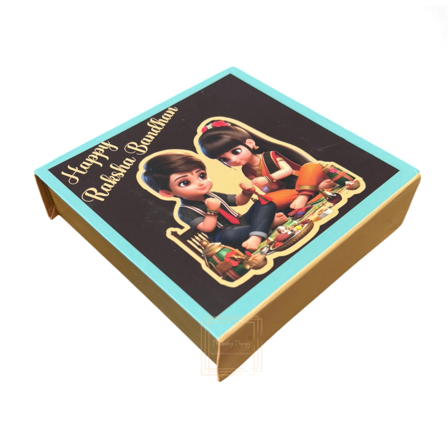 Happy Raksha Bandhan Hamper Box - ( Design 07)