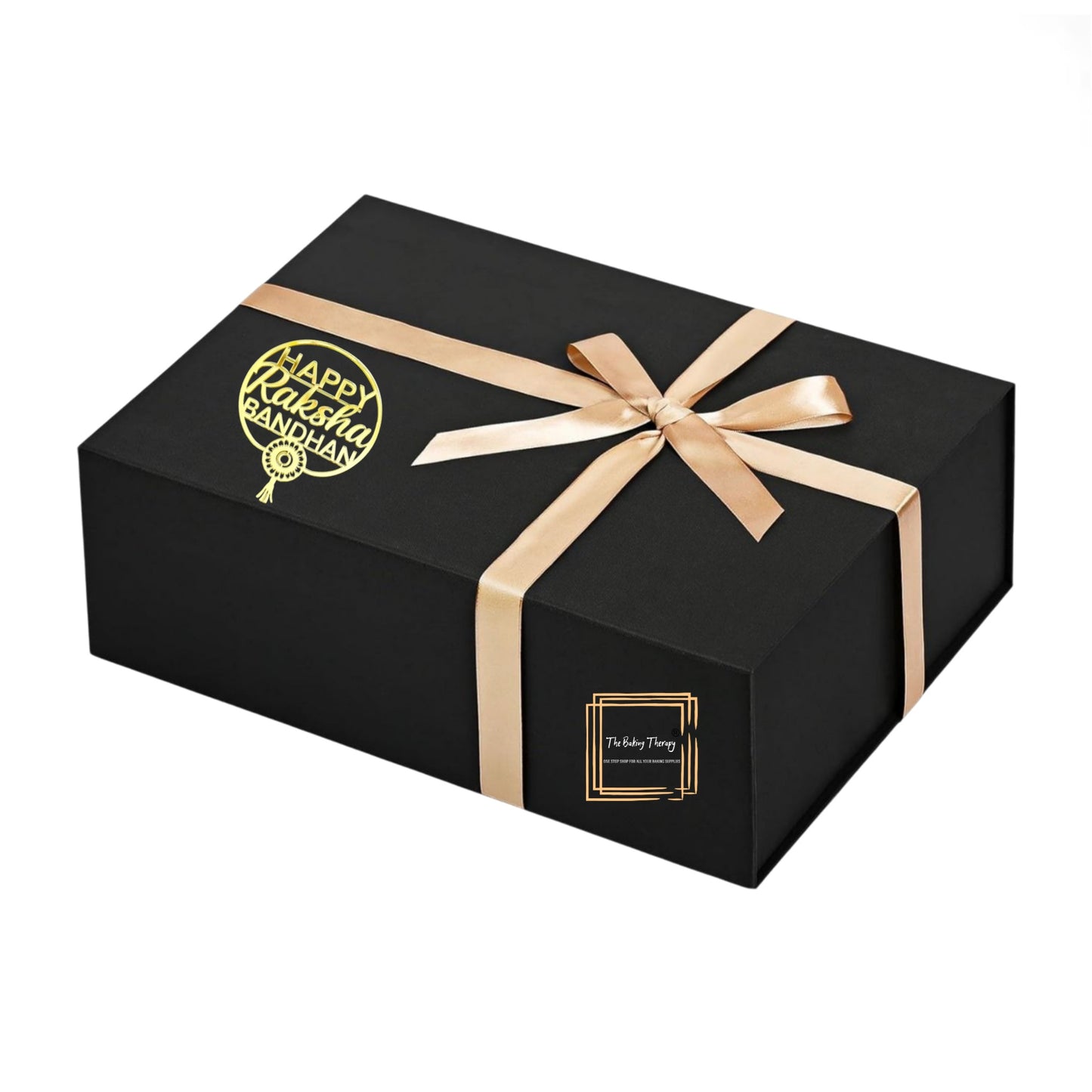 Happy Raksha Bandhan Acrylic Box And Cake Topper ( Pack Of 10 ) Design - 6