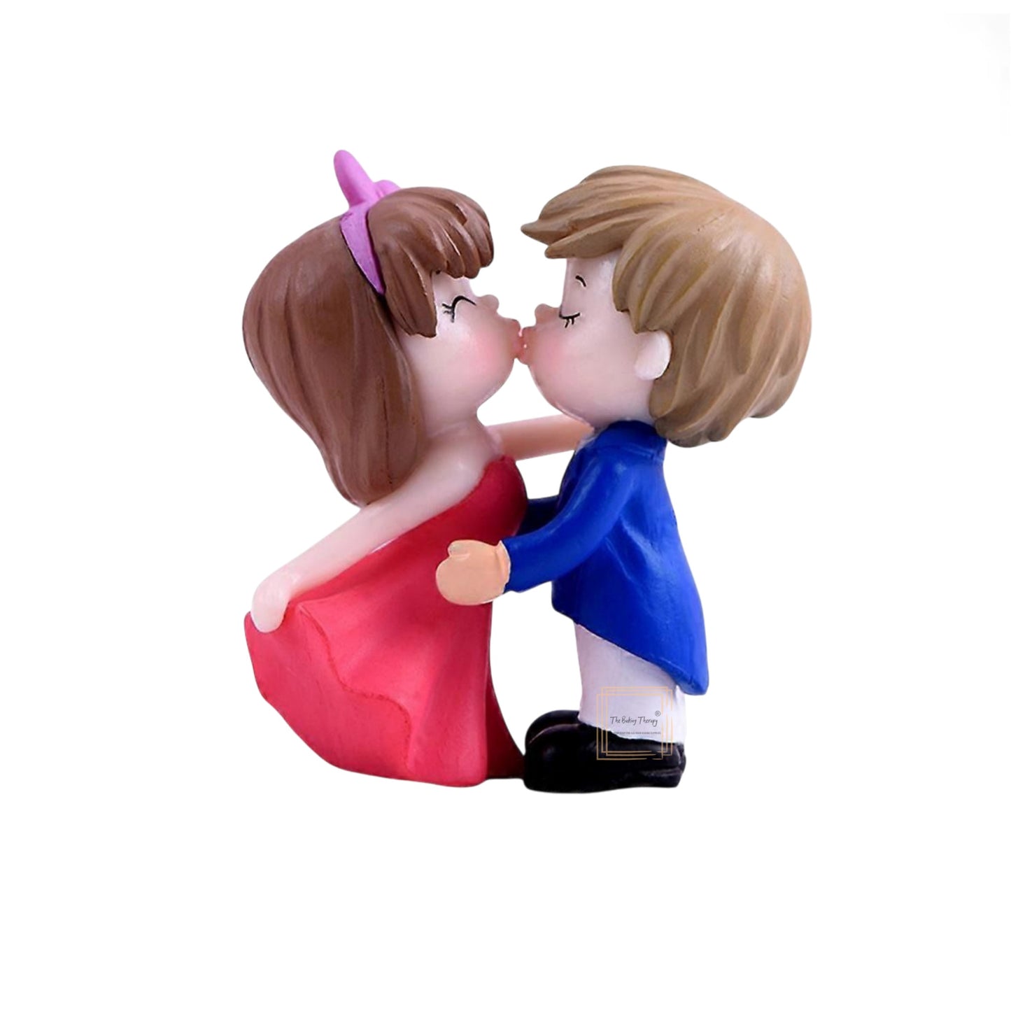 Kissing Couple Miniature Figurine Toy