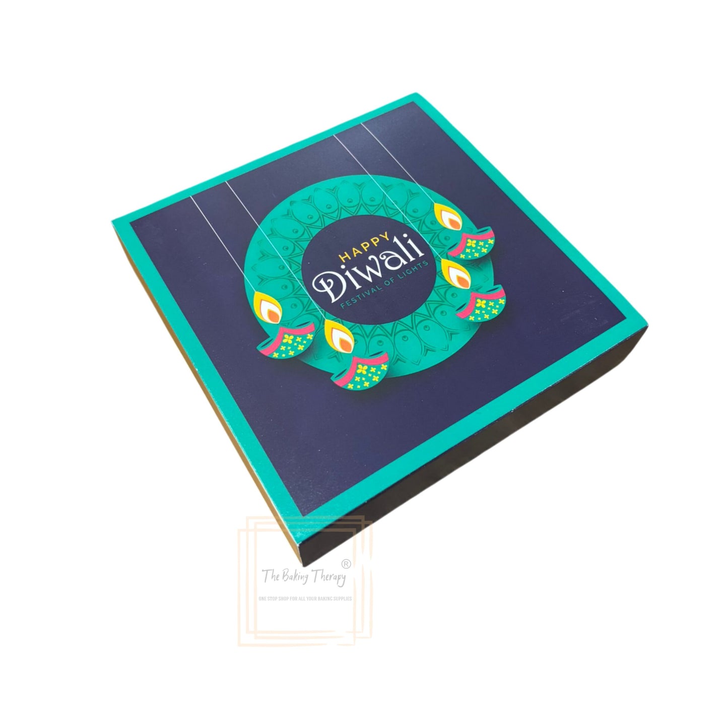 9 Cavity Diwali Sliding Chocolate Packing Box Without Cavity - Design 03 ( 5 Pcs Pack )