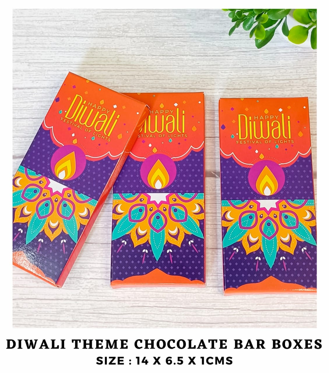 Diwali Theme Chocolate Bar Box # 4