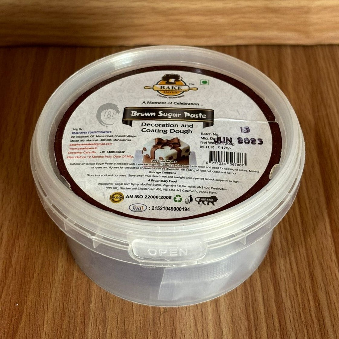 Bake Haven Fondant 200 GM - Brown