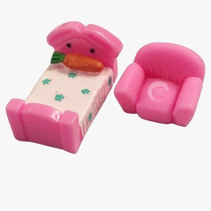 Sofa Bed Miniature Cake Toy