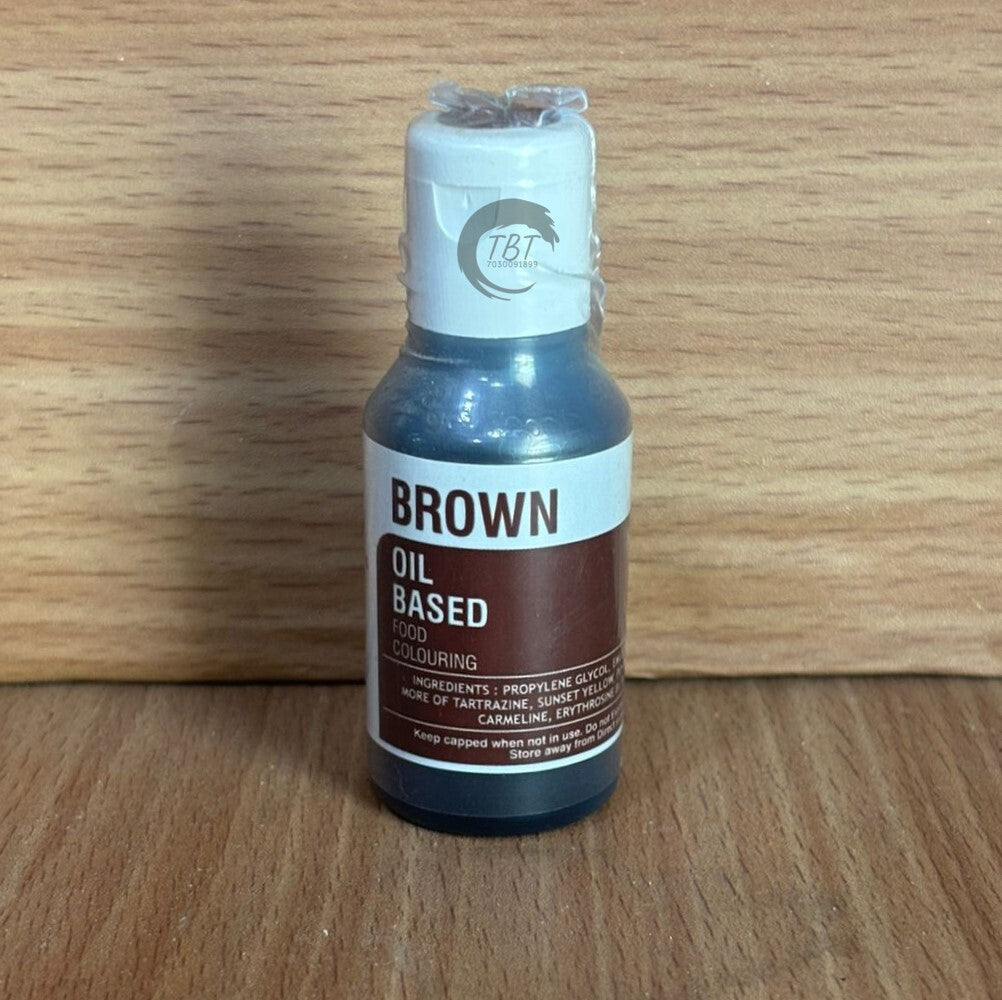 Bake Haven Oil Based Candy Color Brown - 20g