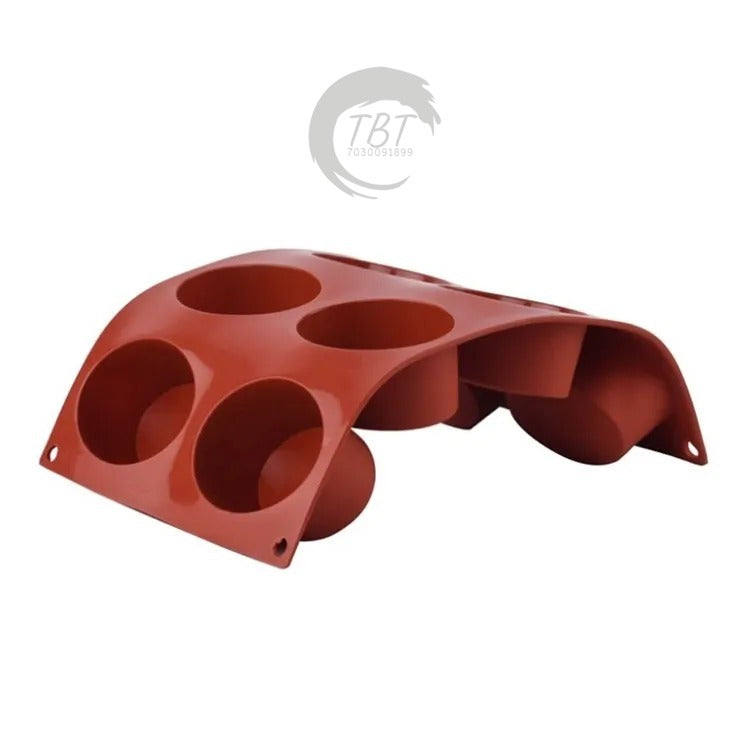 8 Cavity Oval Chocolate & Soap Mold