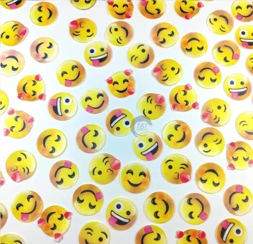 Emoji Edible Pre-Cut Wafer Paper