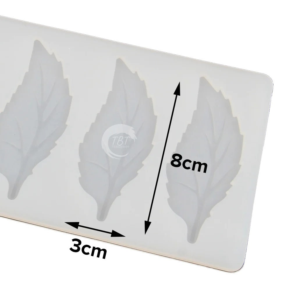 Leaf Shape Silicone Chocolate Garnishing Sheet Mold